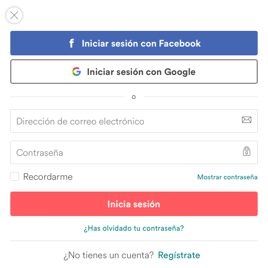 facebook login